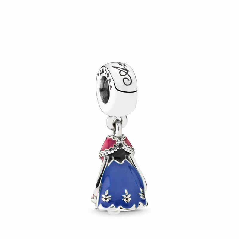 Pandora Disney Anna's Dress Dangle Charm Silver Egypt QS8713690